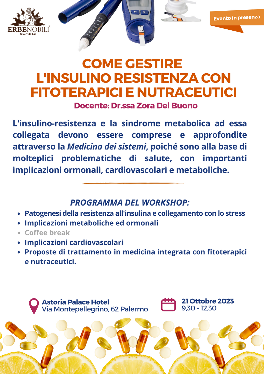 COME GESTIRE L' INSULINORESISTENZA CON FITOTERAPICI E NUTRACEUTICI