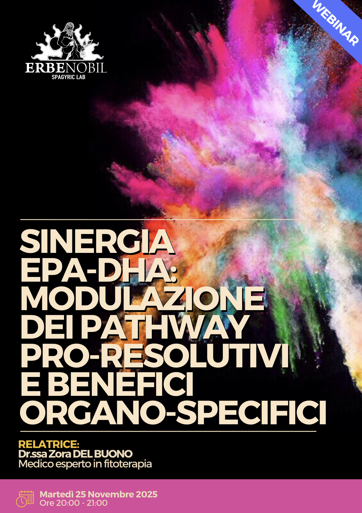 SINERGIA EPA–DHA: MODULAZIONE DEI PATHWAY PRO-RESOLUTIVI E BENEFICI ORGANO-SPECIFICI