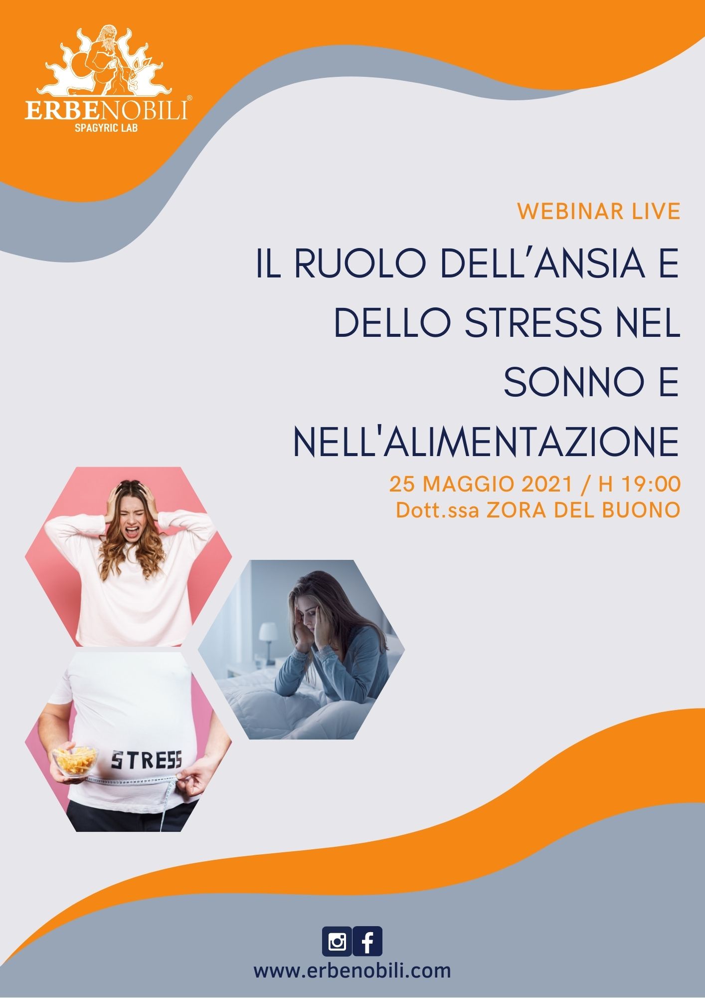 IL RUOLO DELL’ANSIA E DELLO STRESS NEL SONNO E NELL'ALIMENTAZIONE